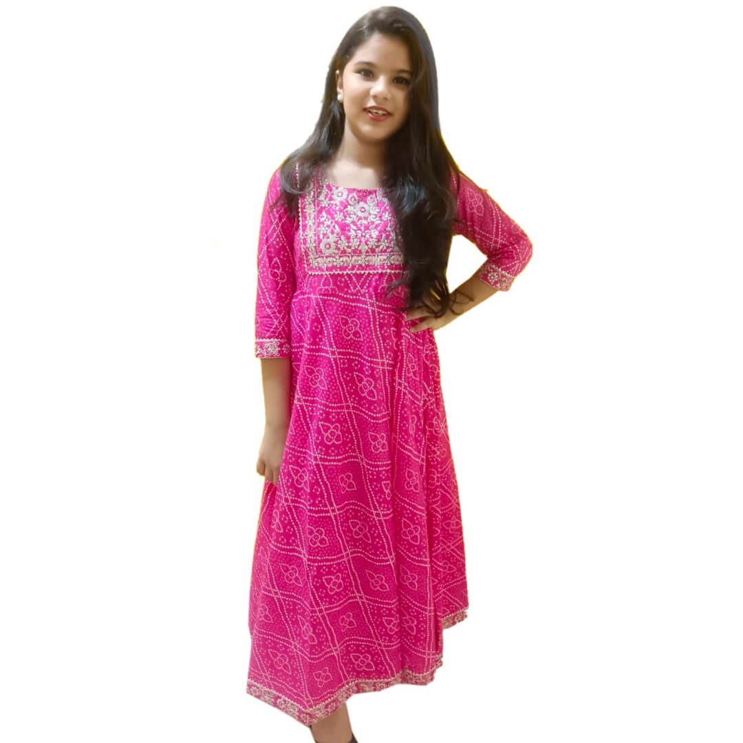 Girls Long Gown Dress