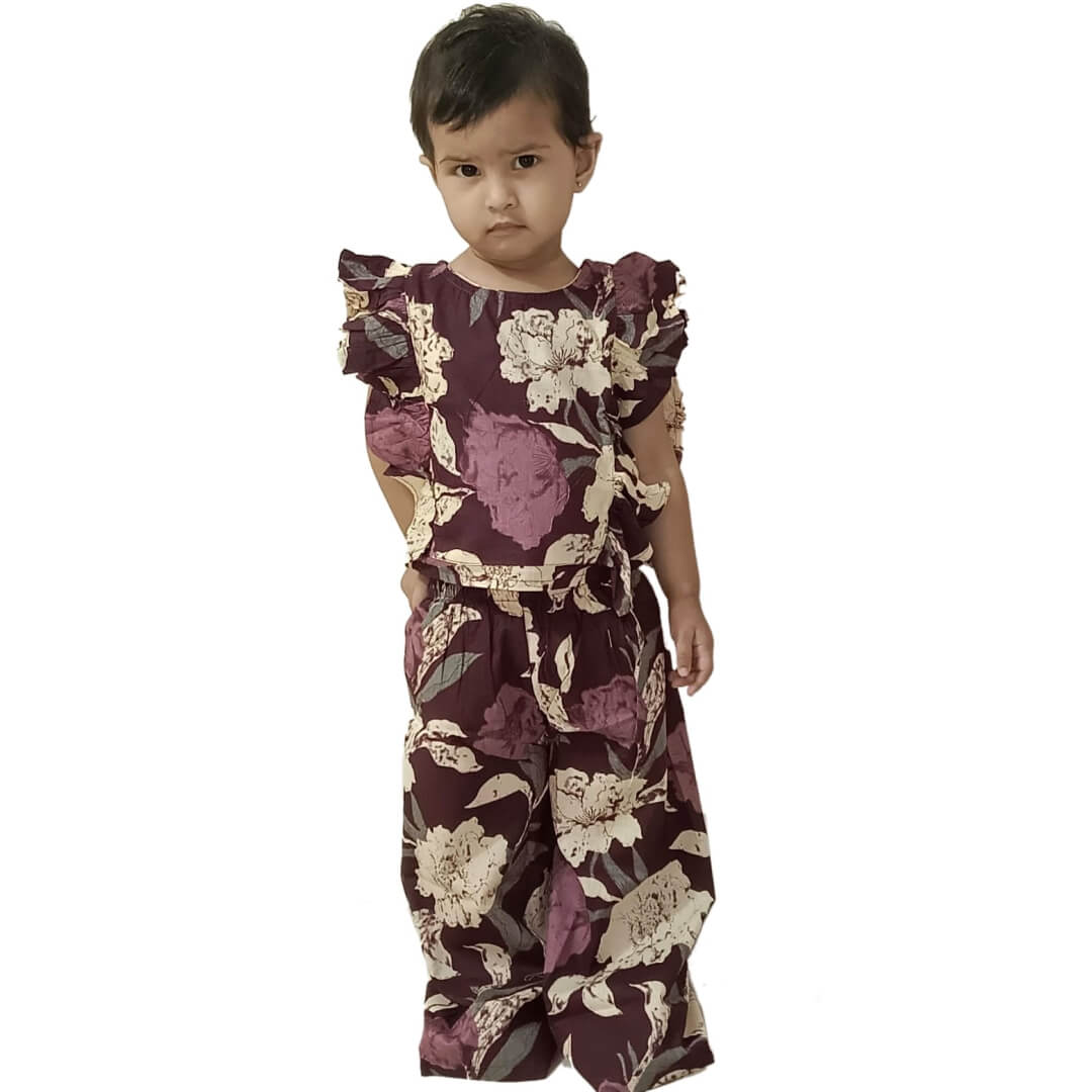 Girls stylish co-ord trousers set