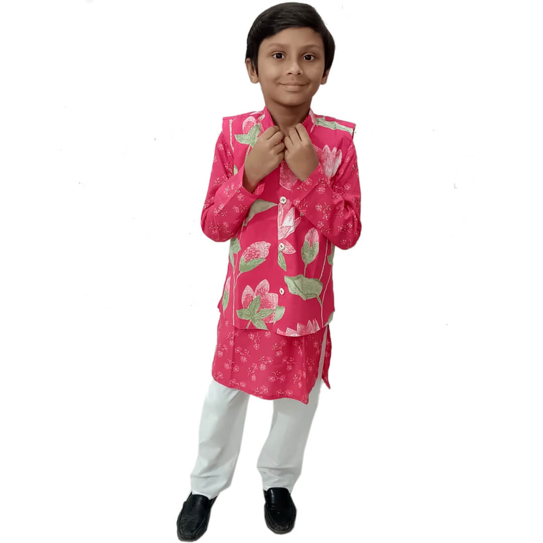 Boys Kurta Pajama with jacket