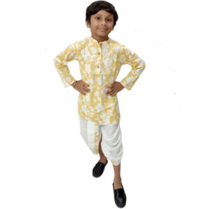 Boys Floral Printed Kurta