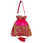 Shimmer Royale Silk Potli