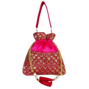 Shimmer Royale Silk Potli