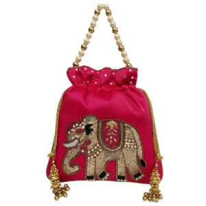 Royal Elephant Handcrafted Potli Bag