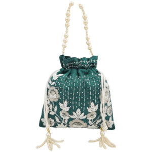 Bridal Luxury Khatwork Potli Bag