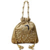 Morni Pearl Embroidered Potli bag