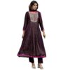 Chinon Silk Kurta Set with Muslin Pants
